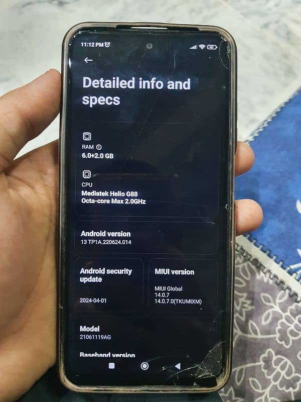 Redmi 10 good phone no any fault urgent sale 1