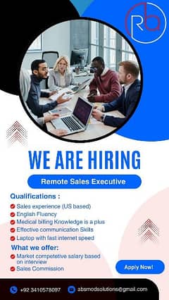 Remote Sales executive