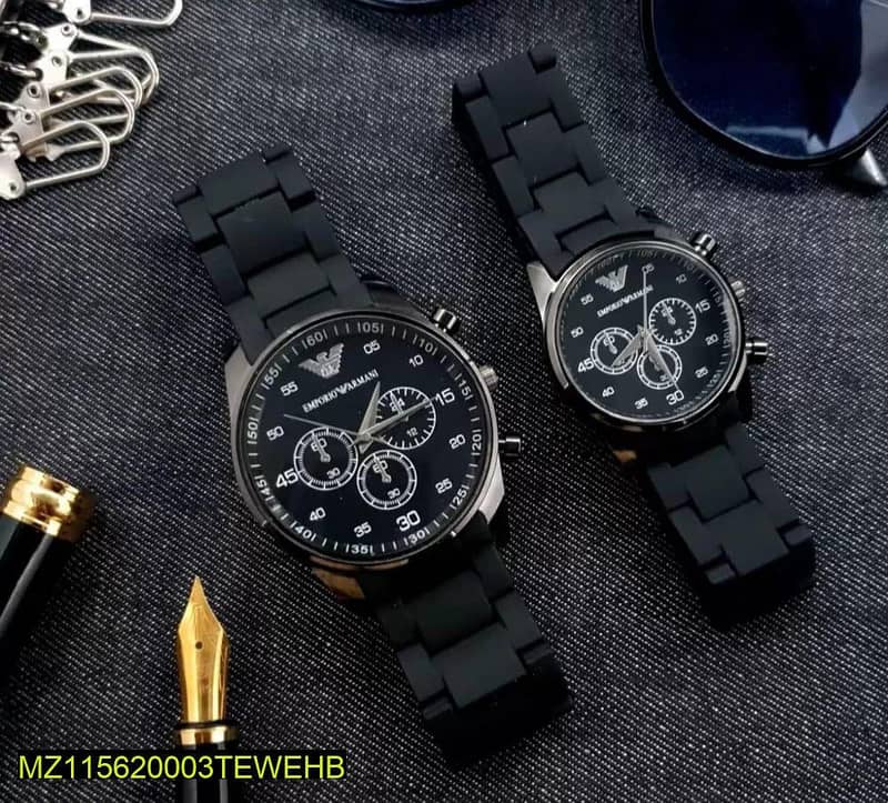 Analogue Couple Watches (FREE DELIVERY ALL OVER THE PAKISTAN) 0