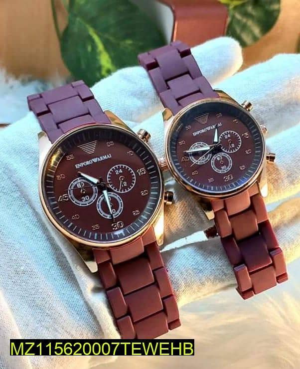 Analogue Couple Watches (FREE DELIVERY ALL OVER THE PAKISTAN) 10