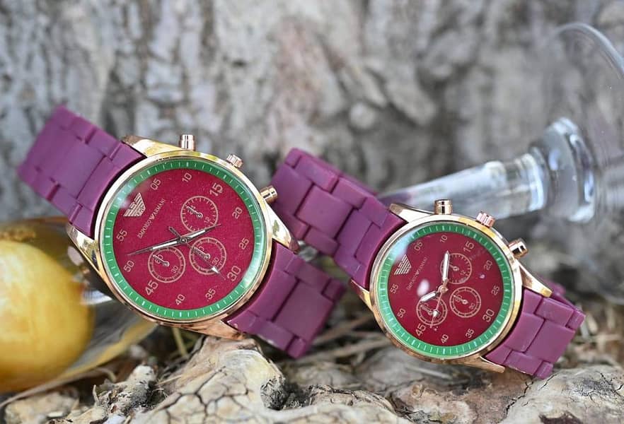 Analogue Couple Watches (FREE DELIVERY ALL OVER THE PAKISTAN) 11