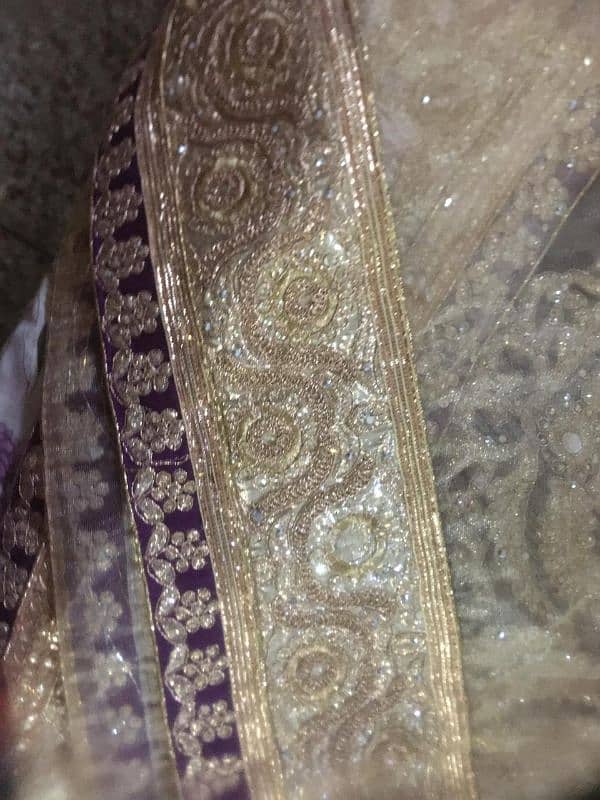 Heavily Embroidered Velvet Lehnga choli 7