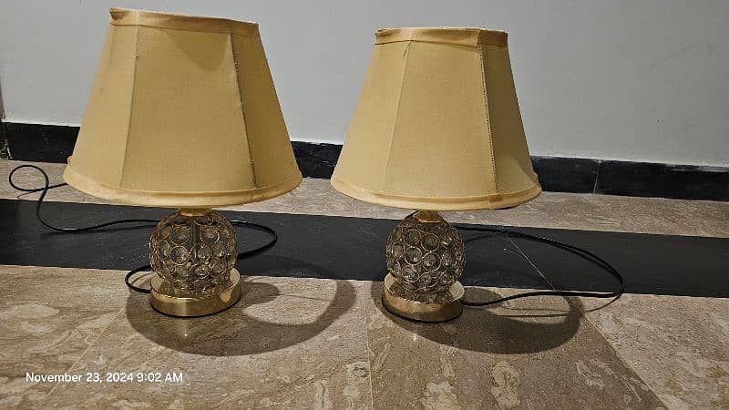 USED Side Table Lamps for Bed Side Tables 0