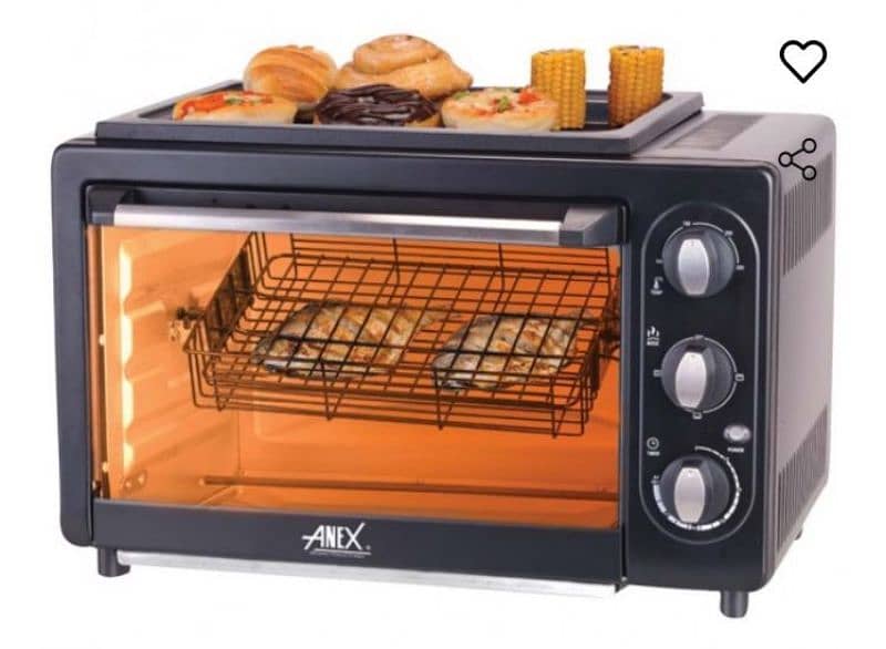 Anex AG-3069 Oven Toaster with Bar B Q Grill 3