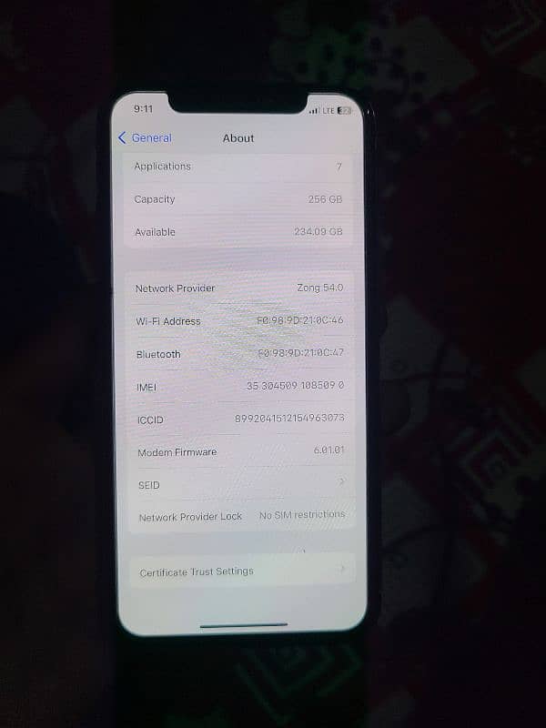 iphone X 256gb PTA approved Best For simple using 03167908375 1