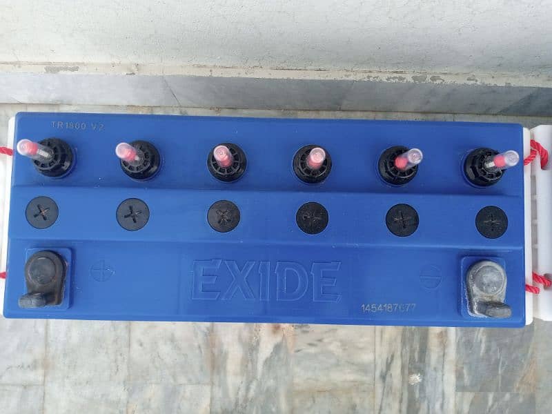 EXIDE TR-1800 TALL TUBULAR HEAVY DUTY BATTERY  | DEEP CYCLE 7