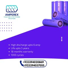 Lithium ion battery from Amperex-18 months warranty