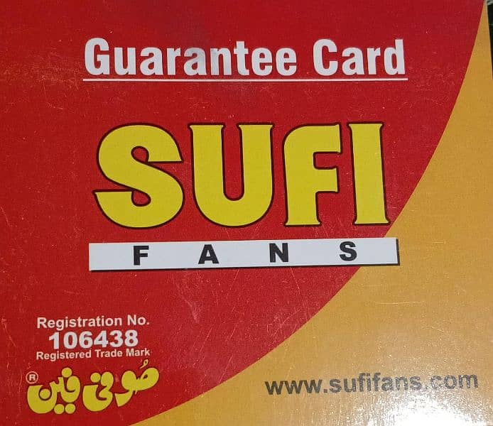 sufi ceiling fan with 2 year warranty 3