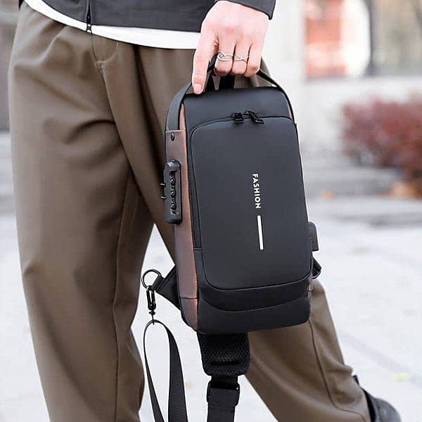 *Anti-theft Cross Body Bag with USB Charging Port* 1