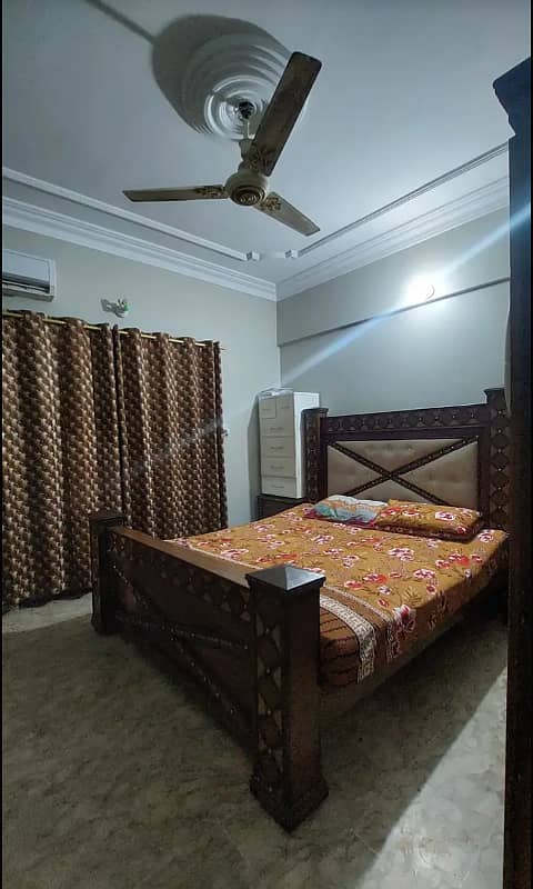 2 Bed D/D 2nd Floor With Roof Available For Rent Prime Location Gulshan-e-iqbal Block-10A 2