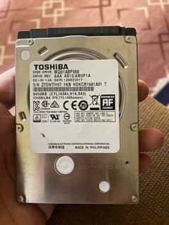 TOSHIBA DISK DRIVE 500GB