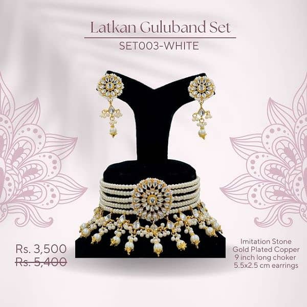 "Elegant Jewelry Set for Sale – Perfect for Special Occasions" 0