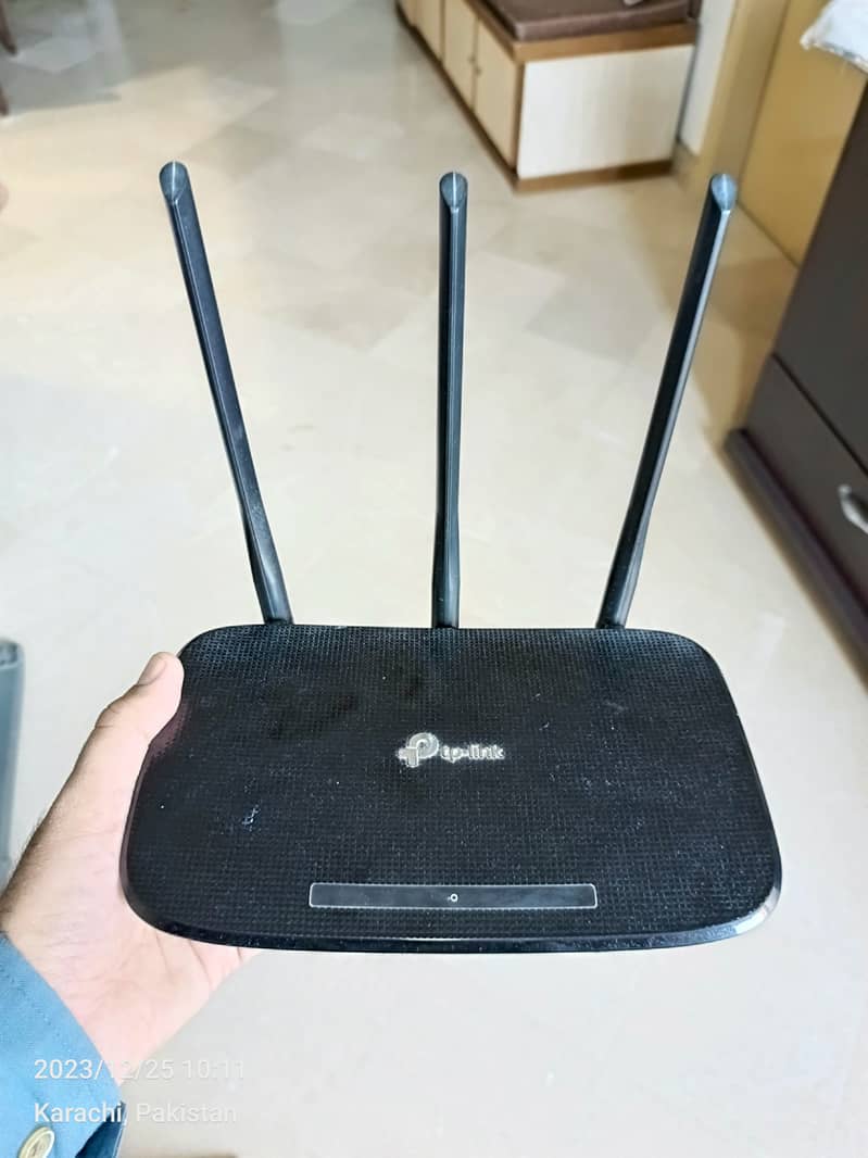 TP Link TL-WR940N WiFi Router 3 Antena with Box 1