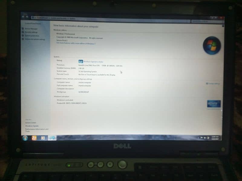 Dell d630 laptop 1