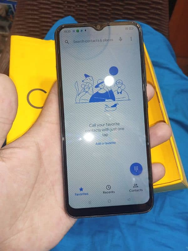 Realme c21 3RM GB32 all ok hai BOX hai original mobile has 12