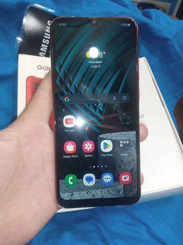 Samsung Galaxy A03 PTA official approve box hai 3rm GB32 all ok hai 6