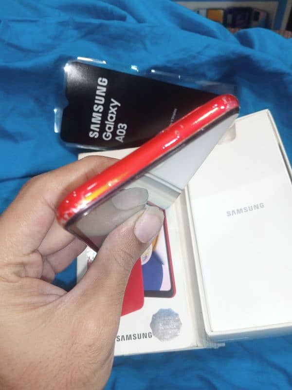 Samsung Galaxy A03 PTA official approve box hai 3rm GB32 all ok hai 12