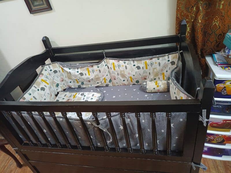 Baby cot | Baby bed | Wooden cot | Kids bed | Kids Crib Coat 2