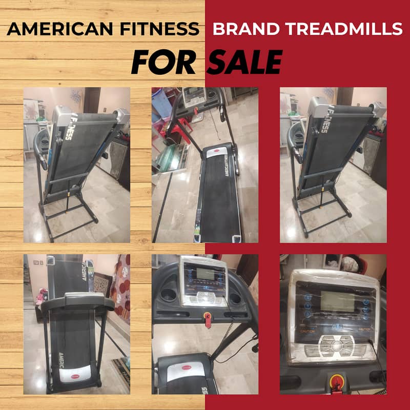 /Elliptical/Treadmills/Running MachineAmerican Fitness Brand Treadmill 0