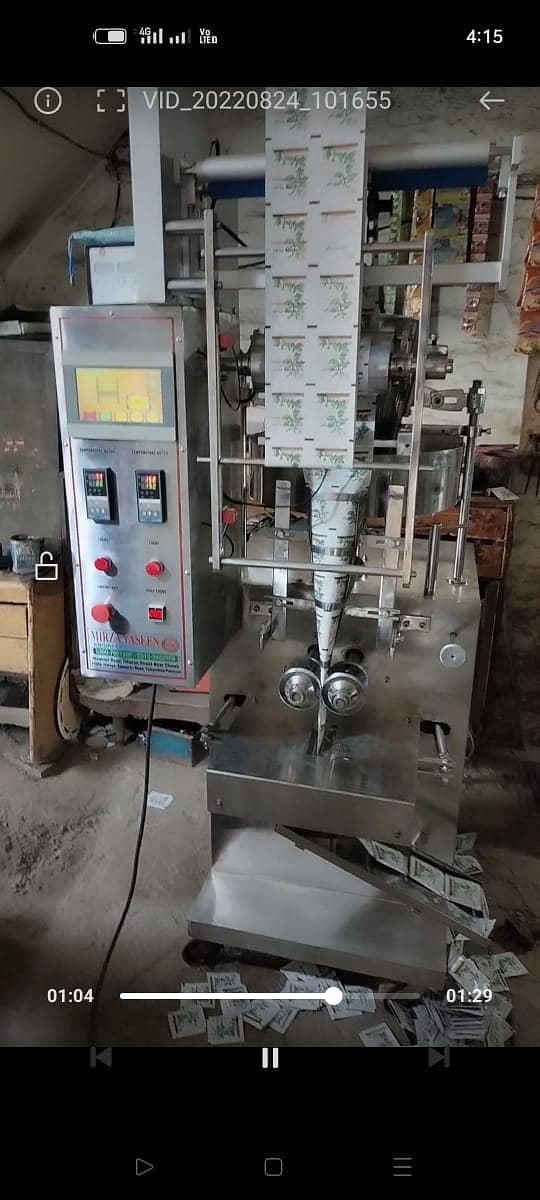 Automatic Packing Machine for Surf,Slanti ,dryer and fryer Juice 17