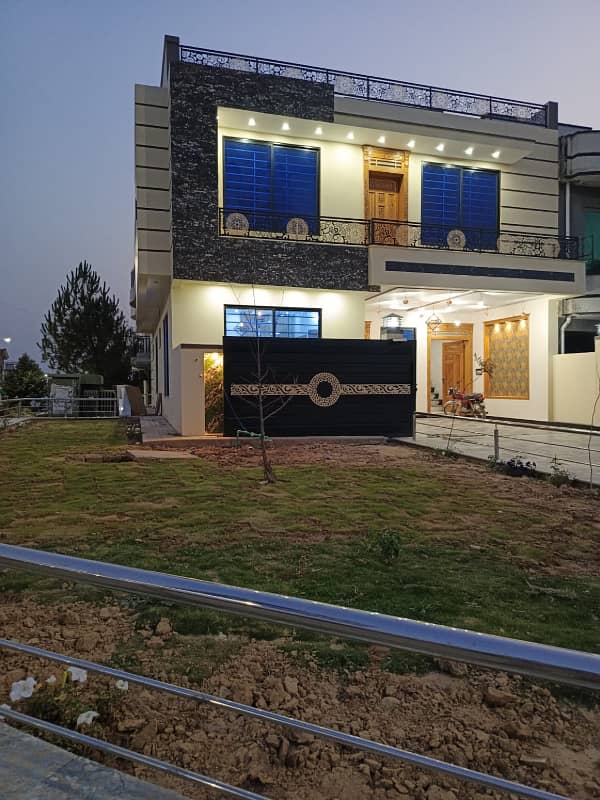 Size 30x60 Brand New Proper Corner Double Store Luxury House For Sale IN G-13 Income Rent 1.70 k 0