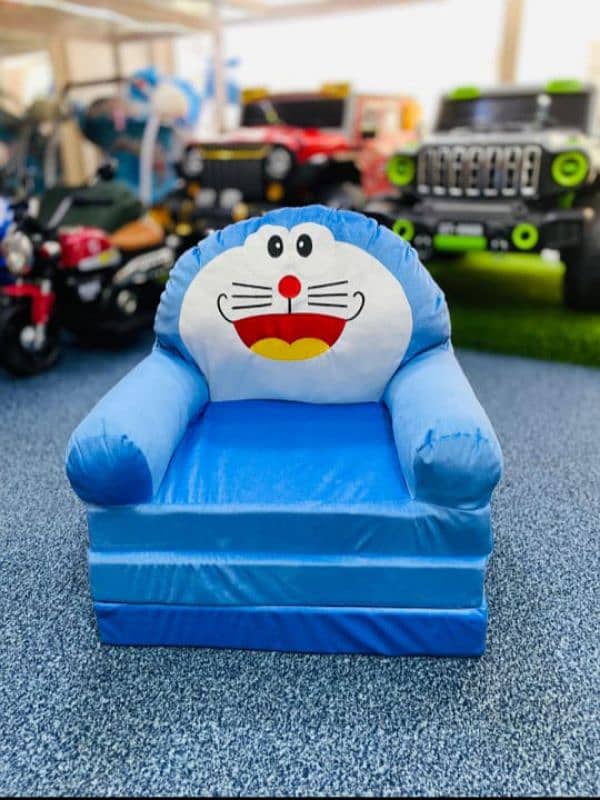 SALE!  STUFF SEATS AND TOYS  3 layers Kids Folding Sofa Cum Bed 7