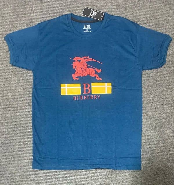 blue jersey T-shirt for men 1