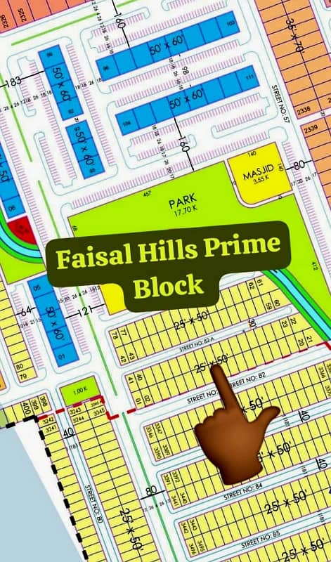 Faisal Hills Prim Block Plot Size 25x50 Plot Is Available For Sale Plot #35 Final 31 Lac 0