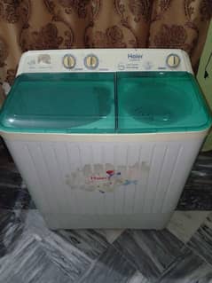 Haier semi Automatic washing + spiner,