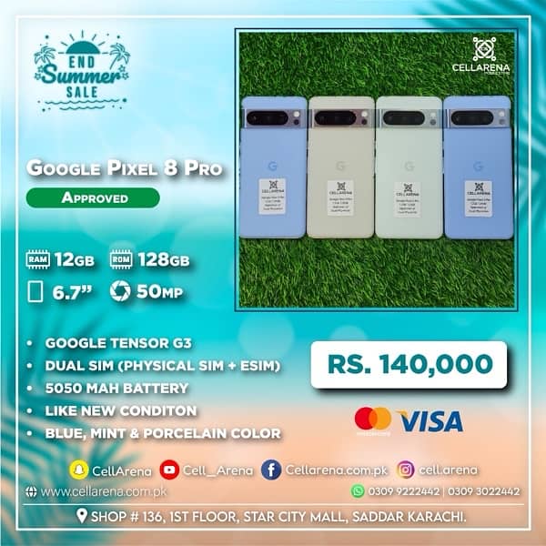 Cellarena GOOGLE PIXEL 8 PRO DUAL SIM APPROVED 0