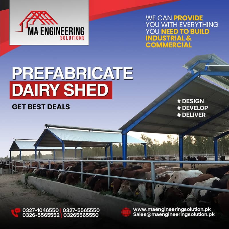 EPS Sandwich Panel & PU sandwich panel PIR panel dairy sheds 4