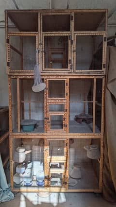 Birds Wooden Cage