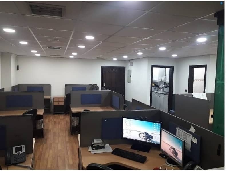 Investment Corridor And Builders Offer Fully Furnished Area 850 Square Feet Corporate Office Available For Rent In Gulberg 3 Lahore 0