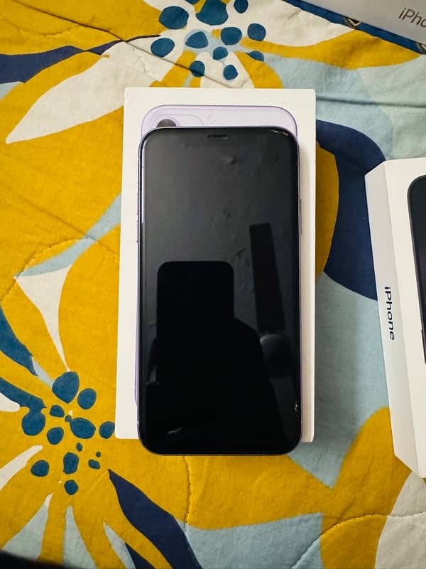 iphone 11 128 GB PTA approved with box and complete accessories 1