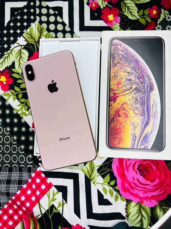 iphone xsmax 256gb phsical dual sim pta approved with box 2