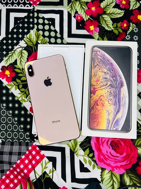 iphone xsmax 256gb phsical dual sim pta approved with box 3