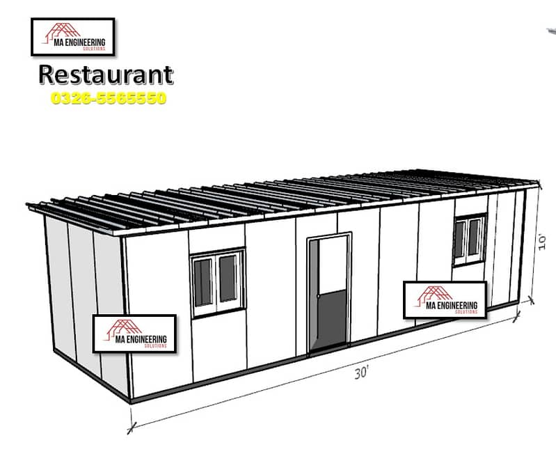 EPS Sandwich Panel & PU sandwich panel PIR panel steel shed 6