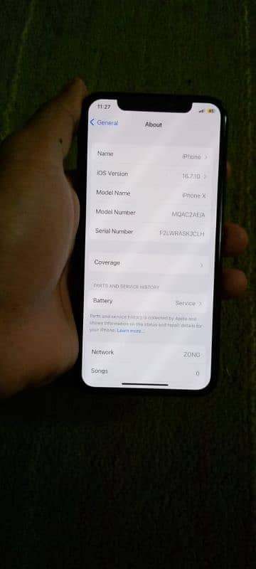 iPhone X pta approd 64gb 10by10 2