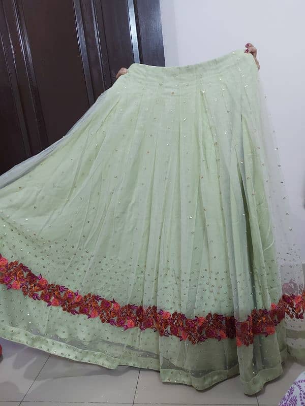 3 piece lehnga shirt and dupatta 0