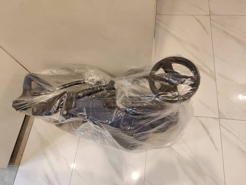 Tinnies Baby Stroller 3 Wheeler (E02) Blue (USED-LIKE BRAND NEW) 15