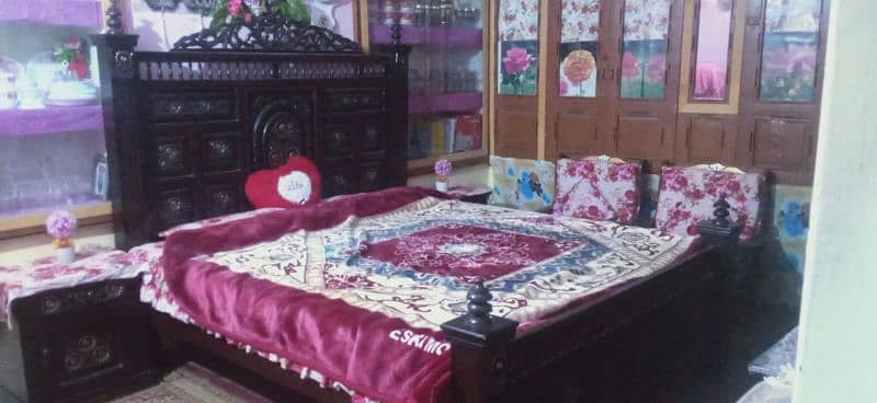 king size new room set itali wood 1