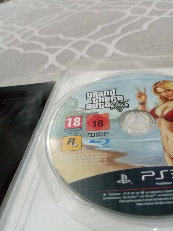 PS3 GTA 5 game disk 0