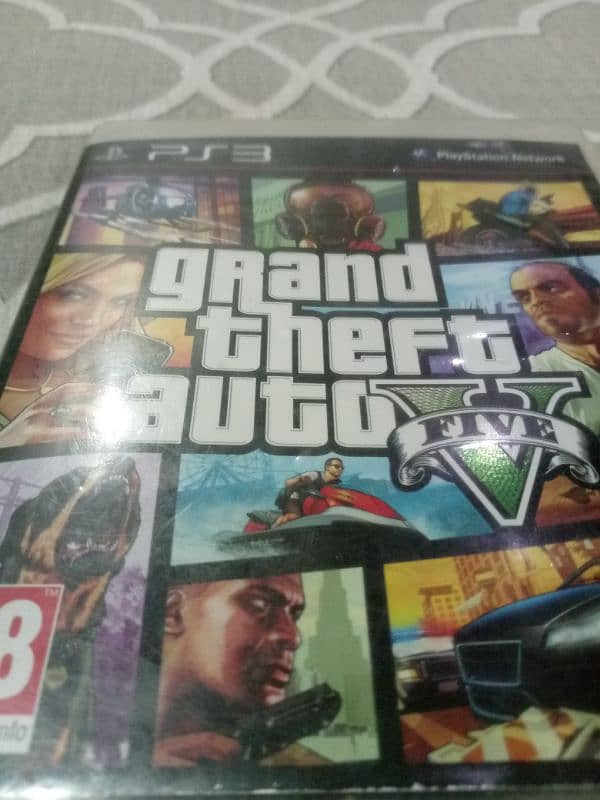 PS3 GTA 5 game disk 2