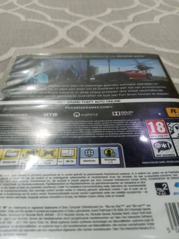 PS3 GTA 5 game disk 3