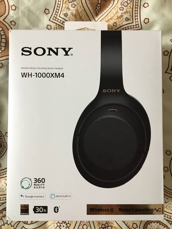 Sony WH-1000XM4 headphones 0