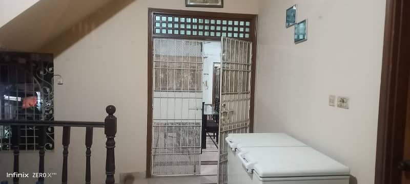 three bed dd 1st floor portion for rent in johar 3