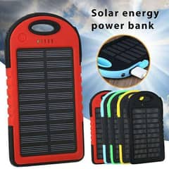 Solar Power Bank 10,000 mAh Black