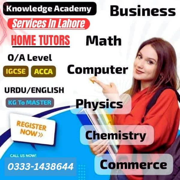 Home Tutor,Online Tutor,Home Tution,O/A level,Kg,Montess,IGCSE,English 0