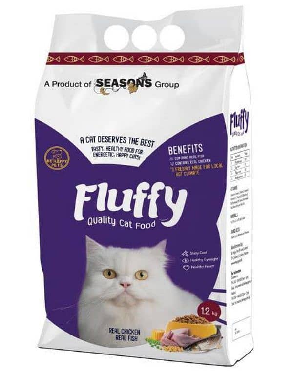 Fluffy Cat Food 1.2kg 0