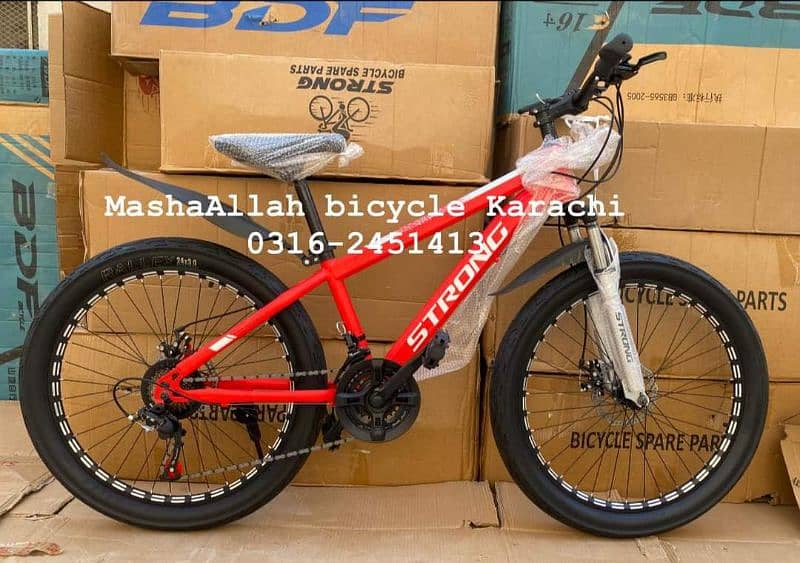 New MTB Fat tyres Gear Bicycle imported box pack bicycle New model 1